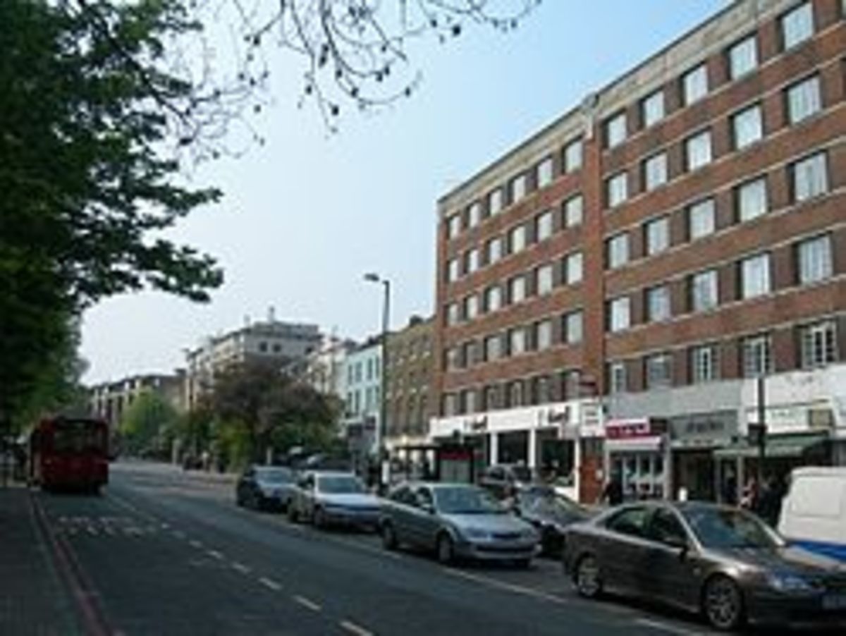 公寓和学生宿舍，本顿维尔路。