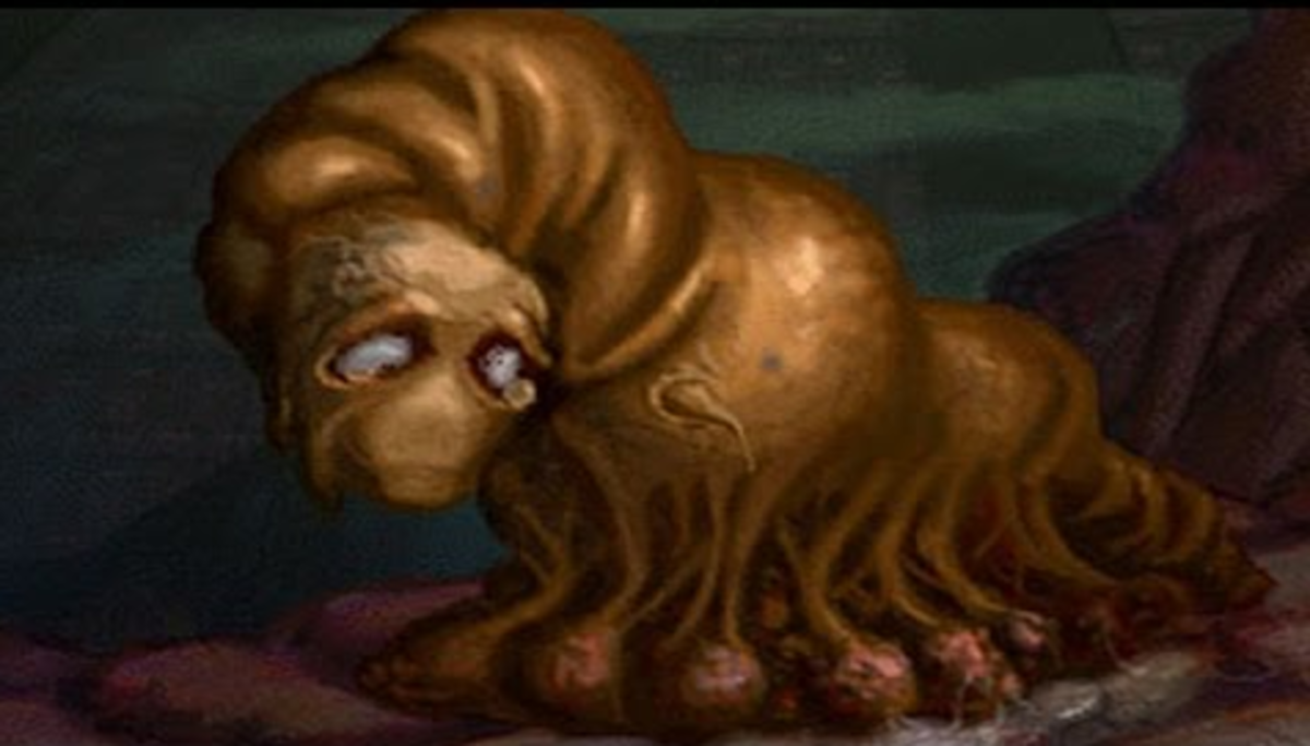 The mouth-less creature in the video game adaptation of the story