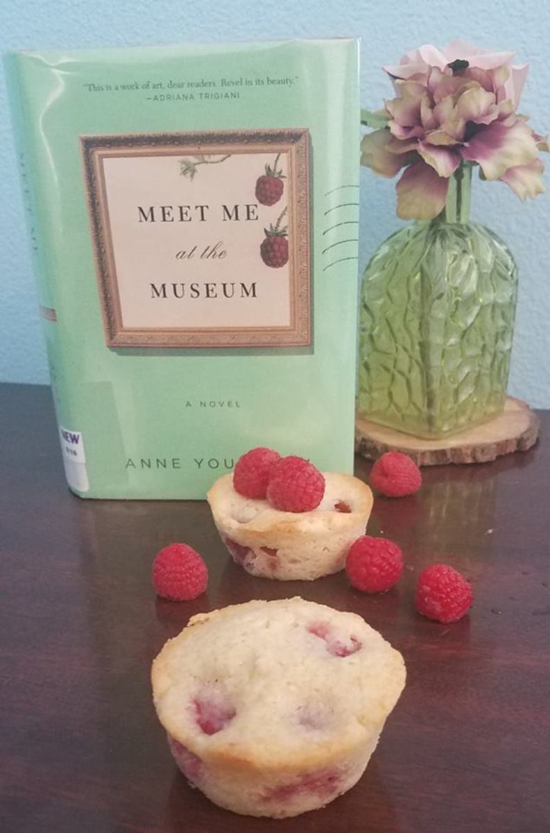 Fresh raspberry muffins