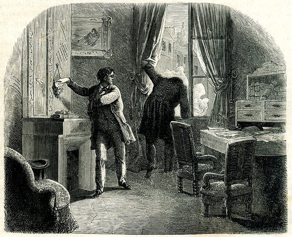 Illustration to "The Purloined Letter" by E. A. Poe.