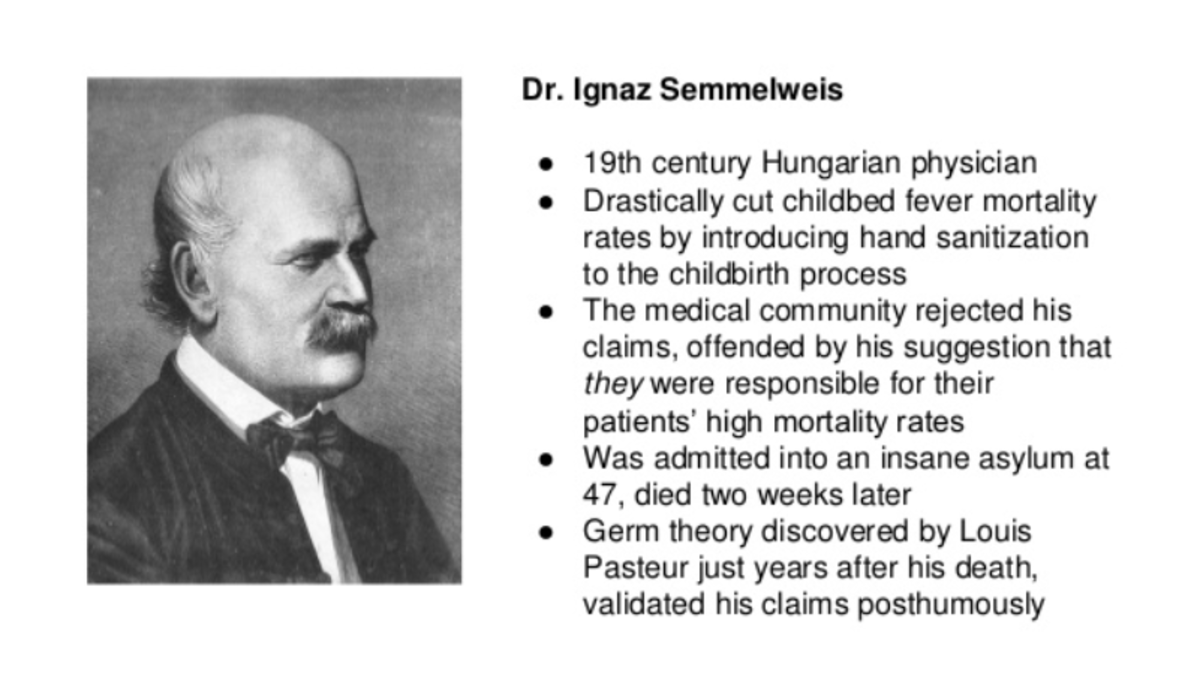 Ignaz Semmelweis Ignaz Semmelweis