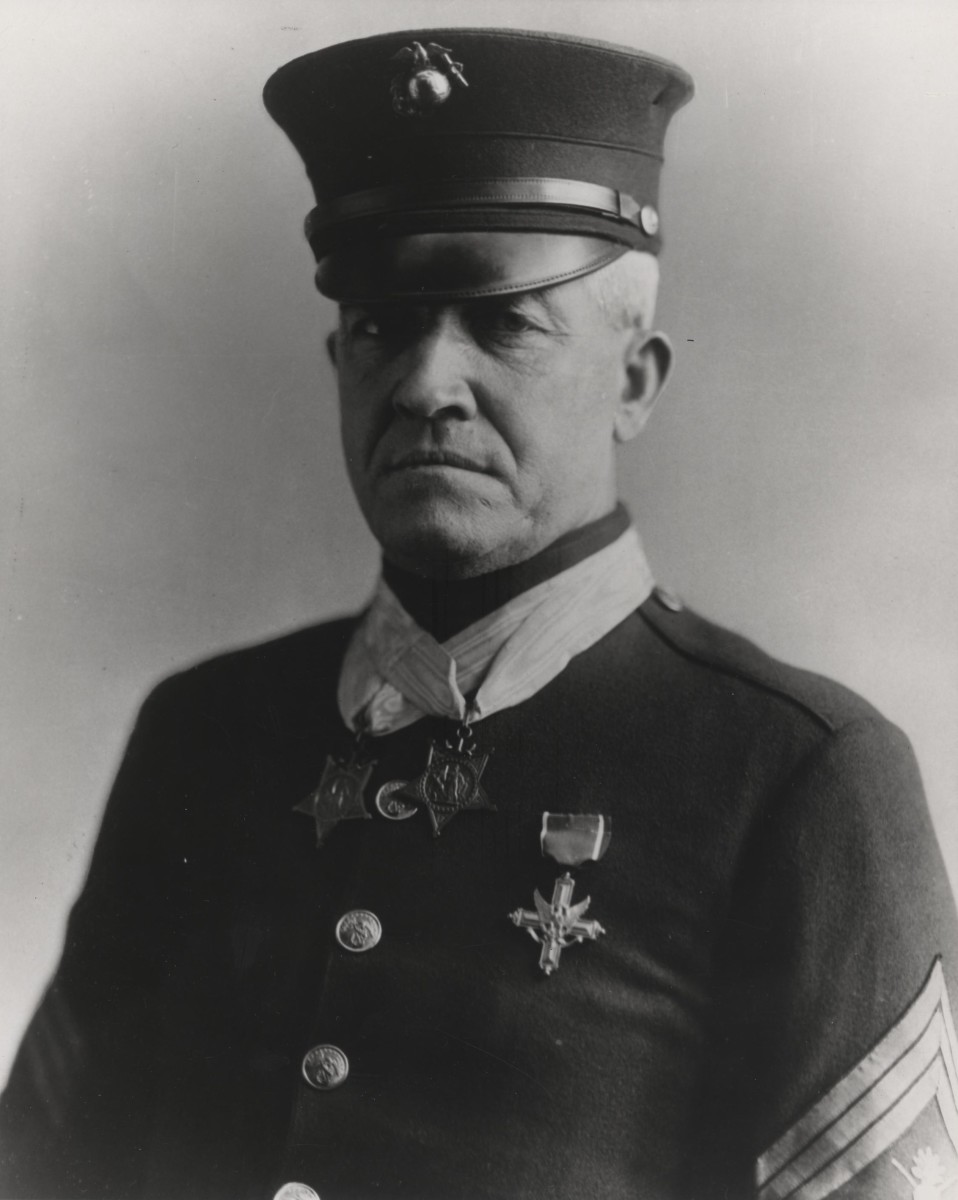 Sergeant Major Dan Daly is well known as twice awarded recipient of the Medal of Honor, once at Peking in the Boxer Rebellion and a second time in Haiti. He would play a key role leading Marines at Belleau Wood.