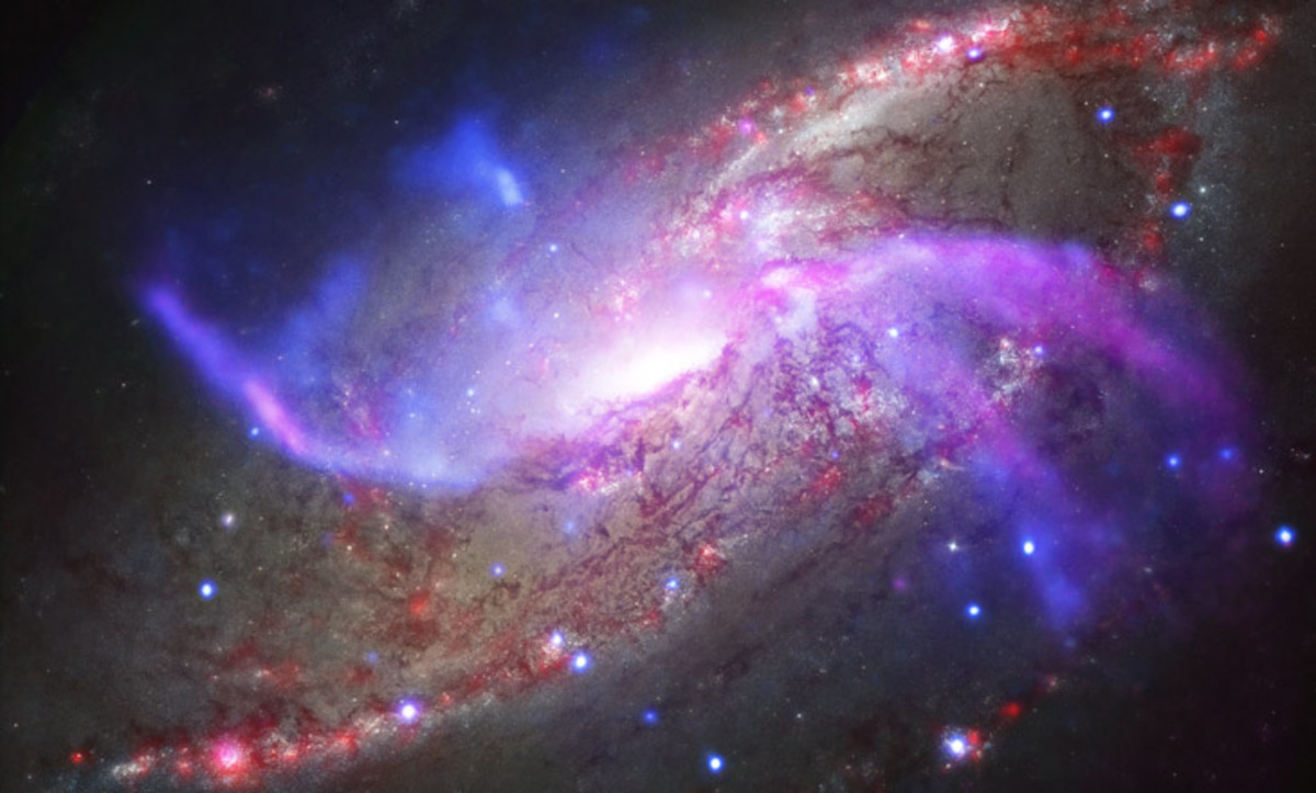 Black holes are believed to be at the center of most galaxies in the universe.