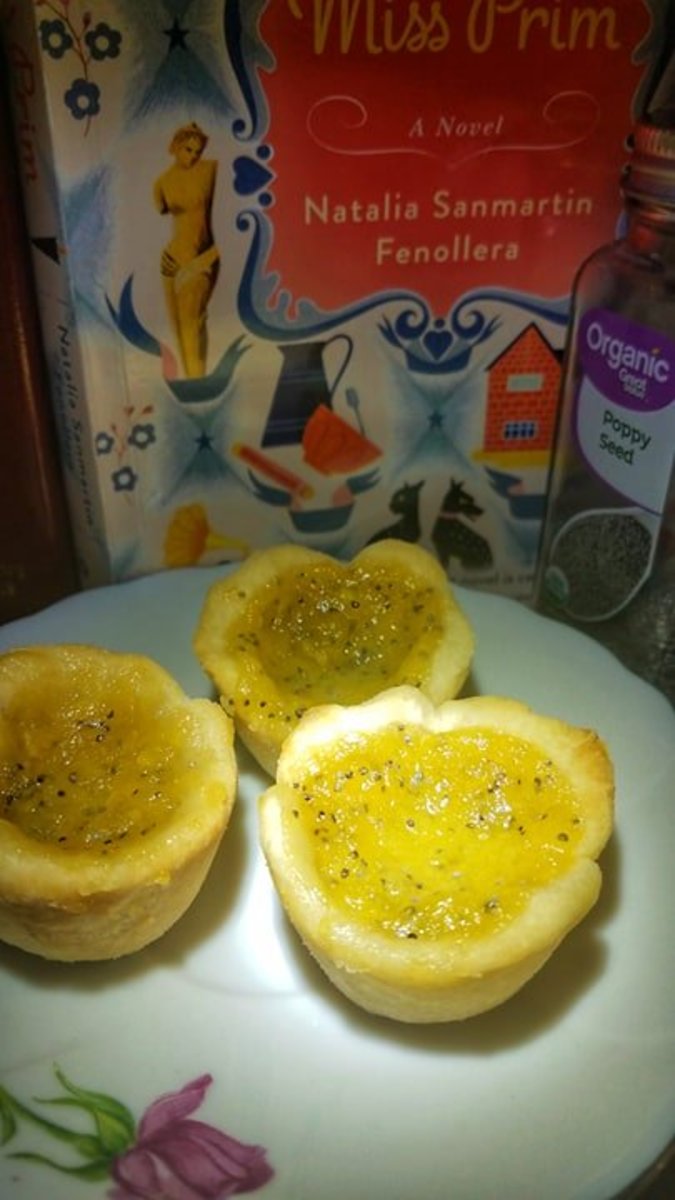 Lemon poppy seed pie bites