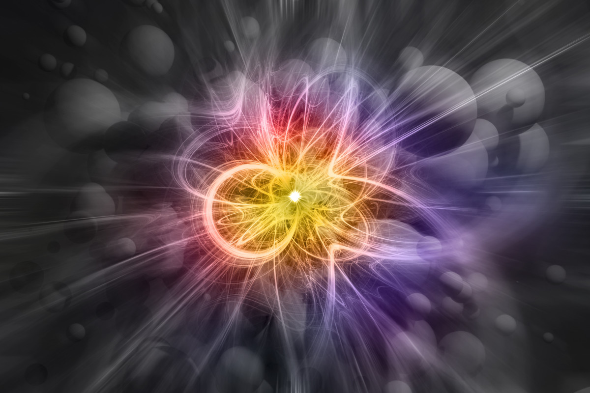 Quark-gluon plasma, visualized.