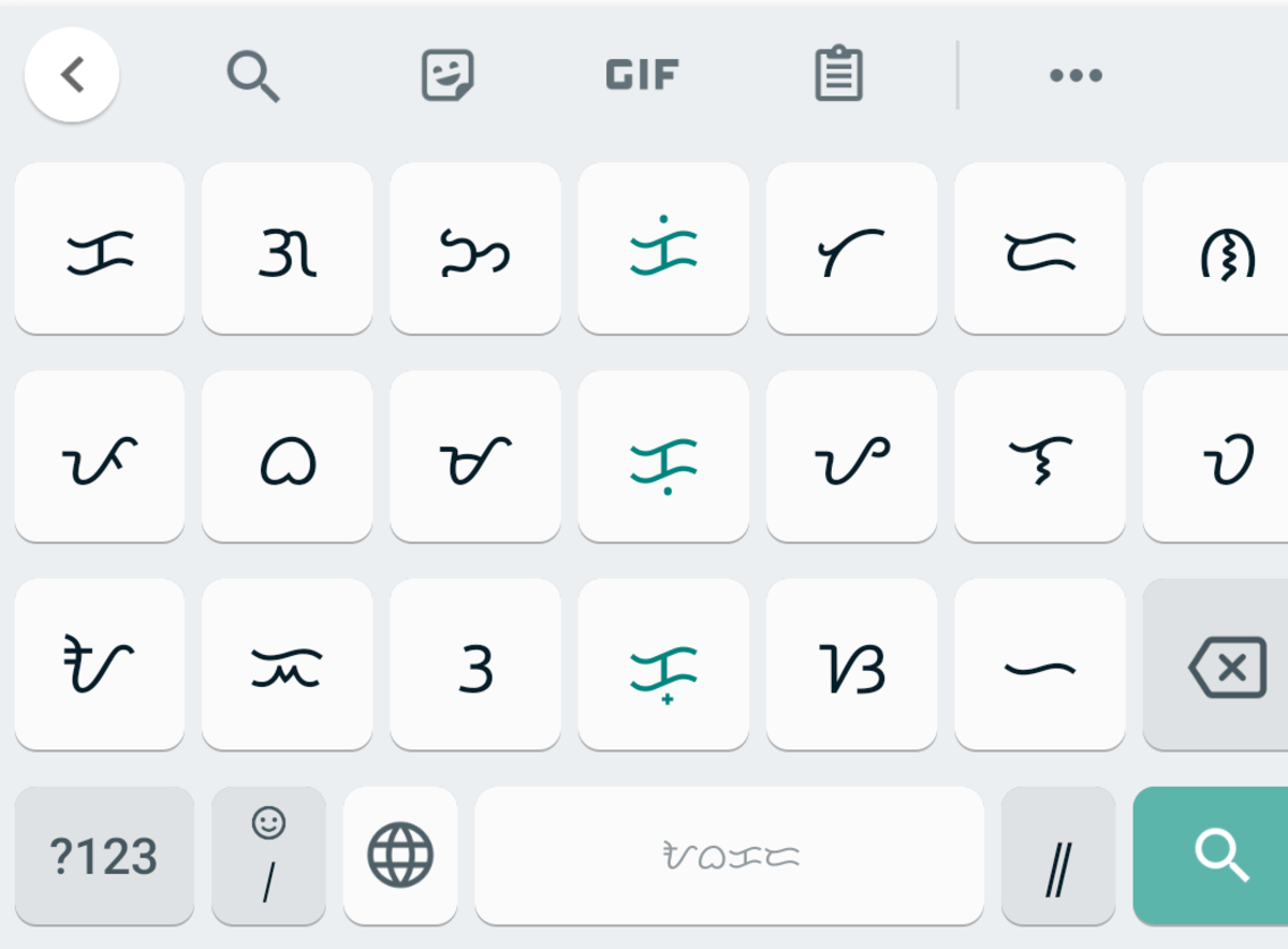 GBoard With Filipino Baybayin