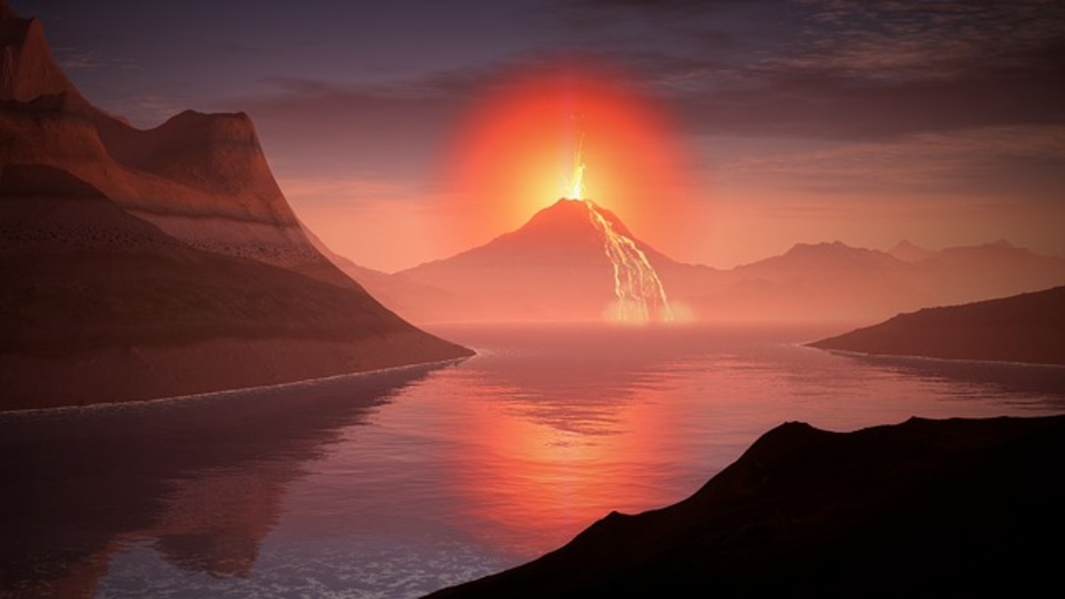 A volcanic eruption nearly wiped out the human race