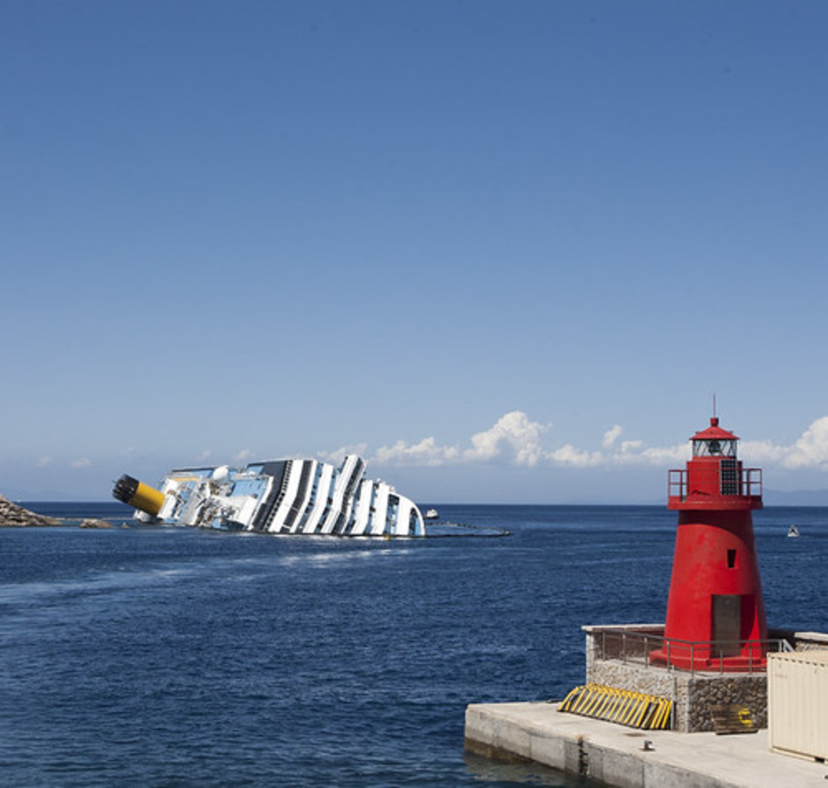 Thirty-two people died on the half-submerged Costa Concordia. Her captain, Francesco Schettino, received a 16-year prison sentence.