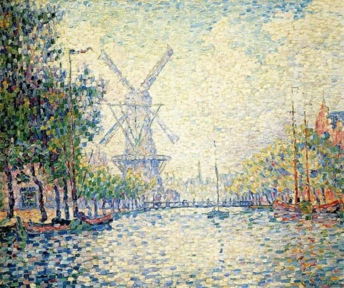 "Rotterdam Windmill" (1906)