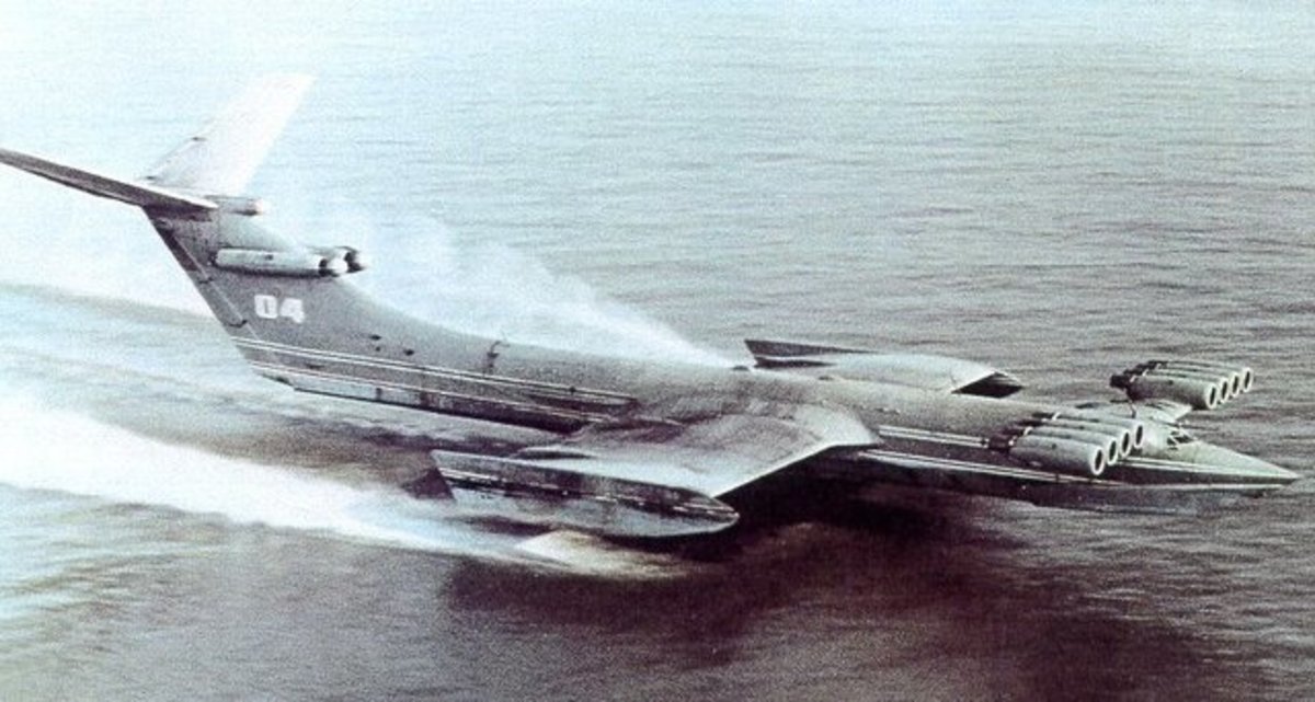 The KM, known as the "Caspian Sea Monster".
