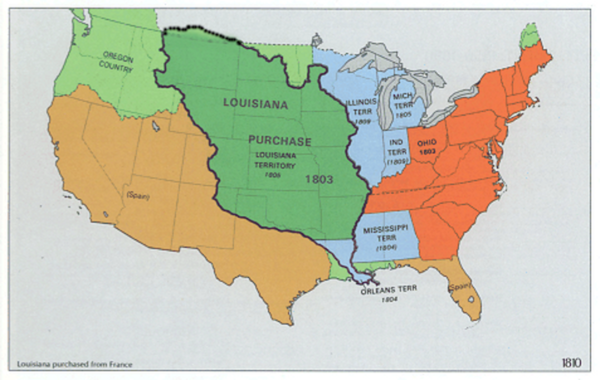 Map of the Louisiana Purchase 