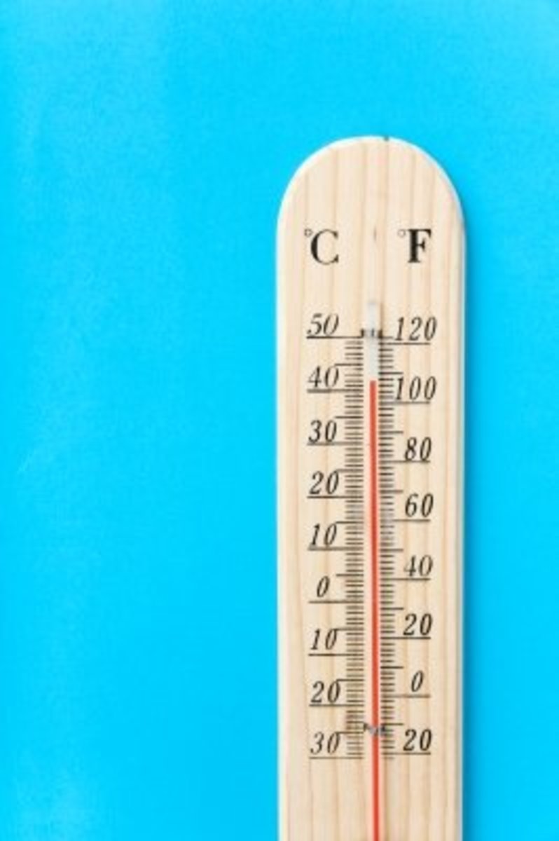 Temperature is a scale by which we measure the heat energy of atoms.