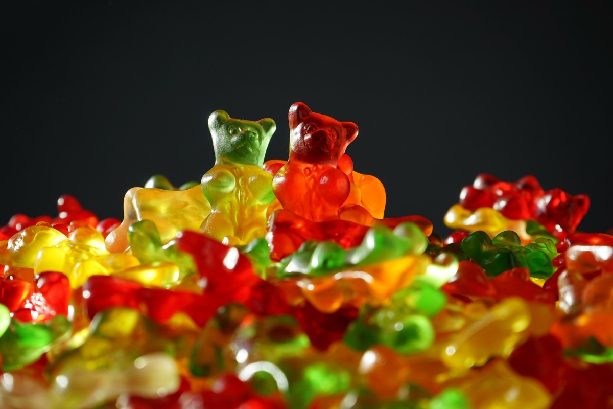 The pieces of candy are substantially different from the molds in which they were made.