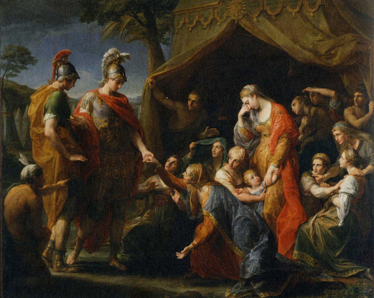 The Family of Darius III before Alexander and Hephaestion