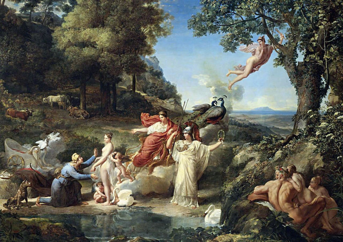 "The Judgement of Paris" by Guillaume Guillon-Lethière (1760–1832)