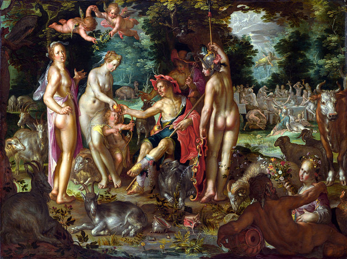 Aphrodite winning, by Joachim Wtewael (1566–1638)