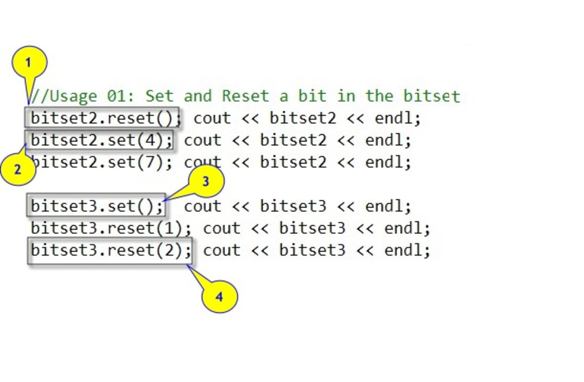 C Bitset With Example Owlcation