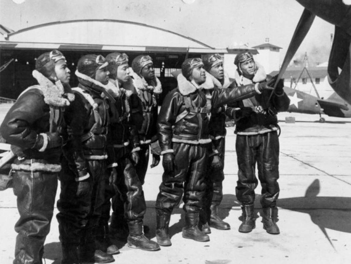 Tuskegee Airman Roger Terry and Baseball Legend Jackie Robinson