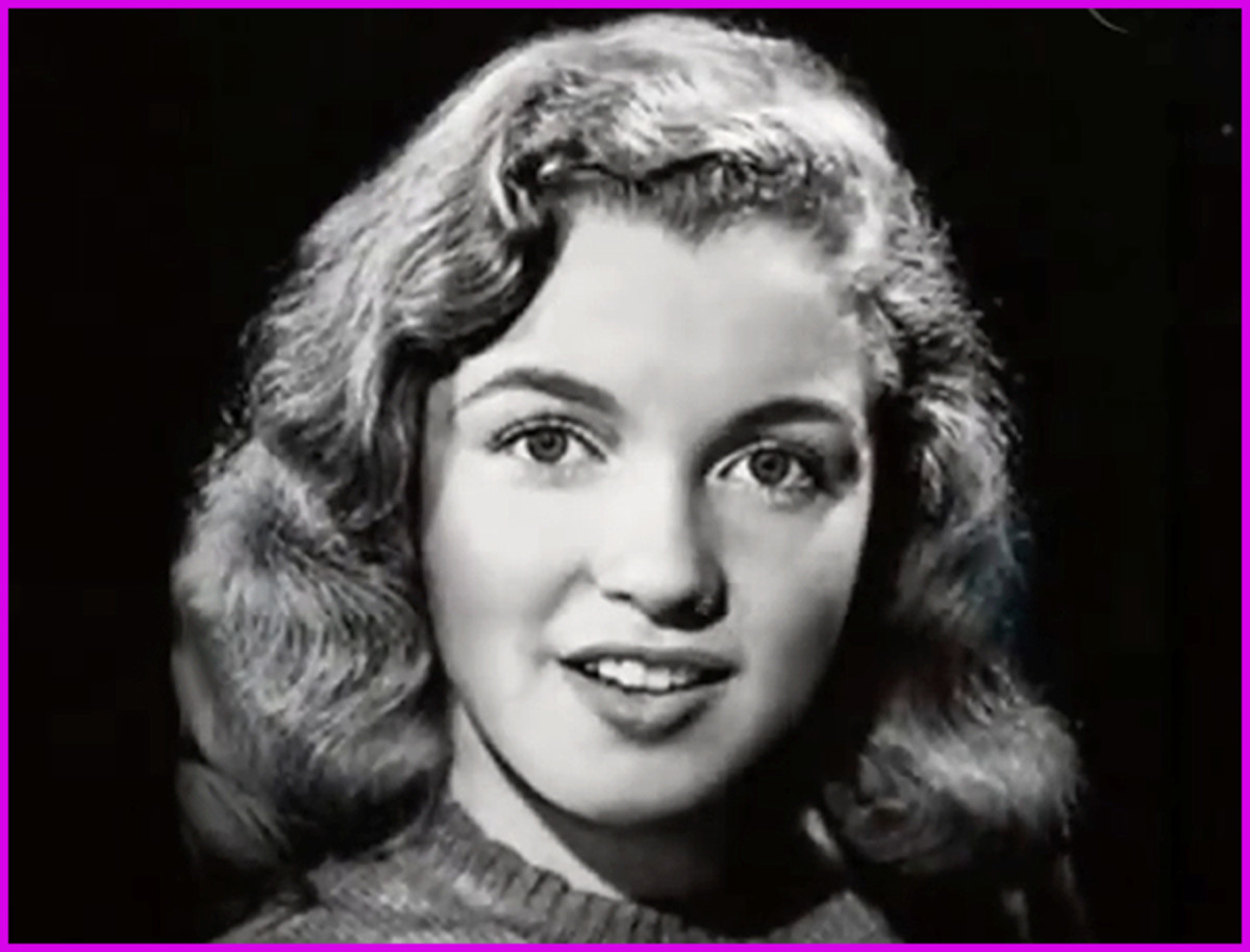 Marilyn as a young teen. Due to her mother's mental health issues, Marilyn Monroe spent most of her early life in various foster homes.  She would go on to become one of the most famous women in the world.