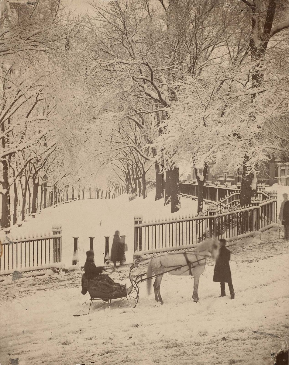 Snow Scene - Massachusetts 1800s
