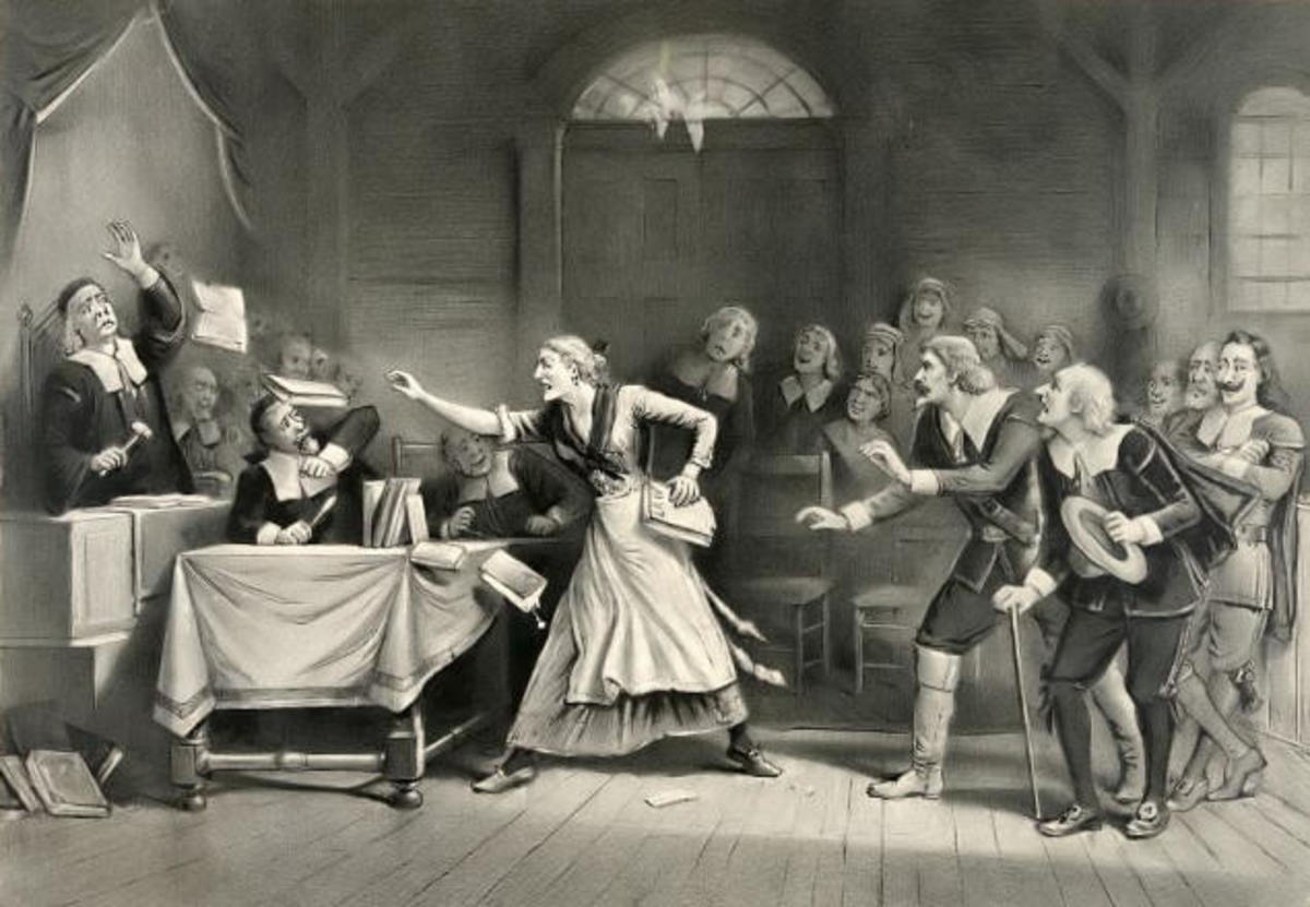 "Examination of a Witch" (1853) by T. H. Matteson—inspired by the Salem trials