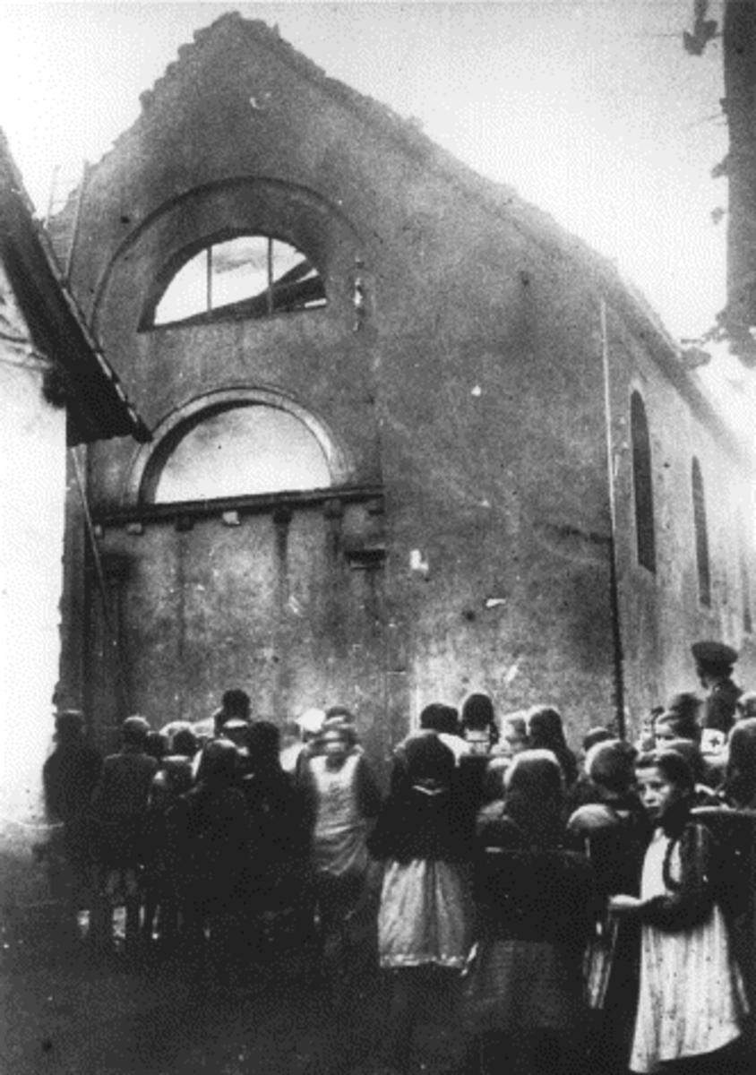 On November 10, 1938, this synagogue in Kuppenheim burned down during Kristalnacht. Many German children watched. 