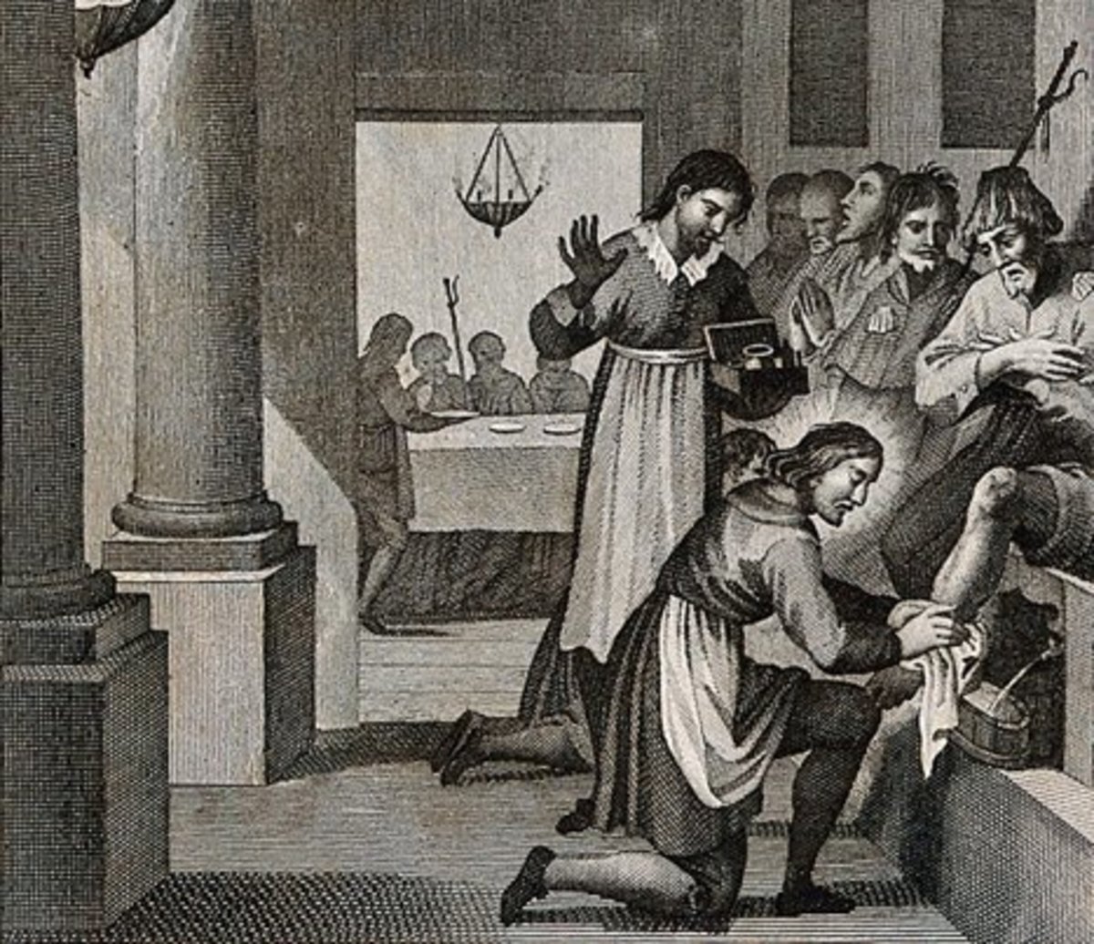 St. Philip ministers to pilgrims.