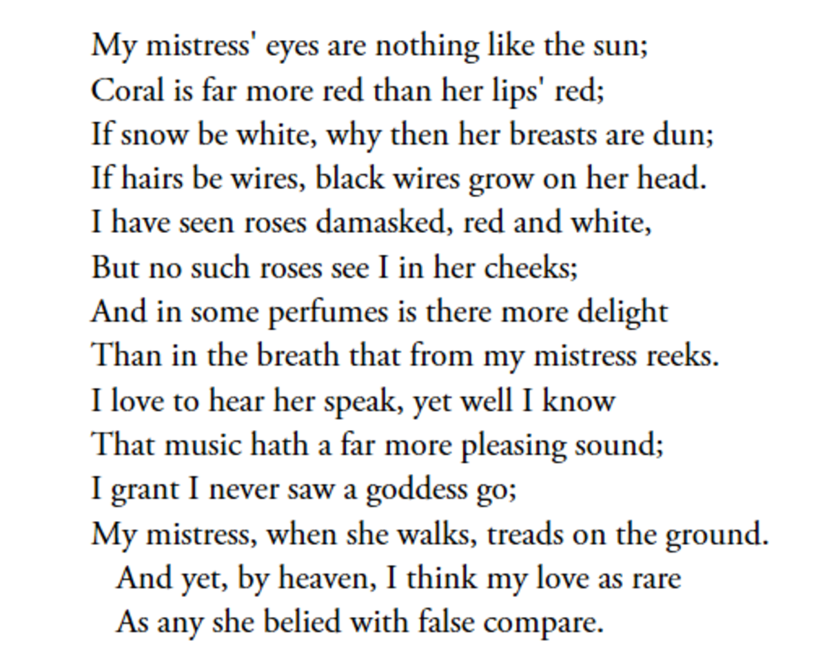 Analysis of Sonnet 21 by William Shakespeare - Owlcation