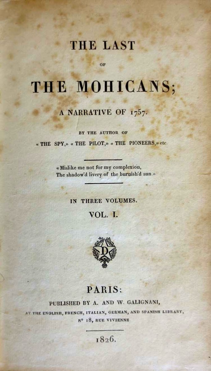 "The Last of the Mohicans" book