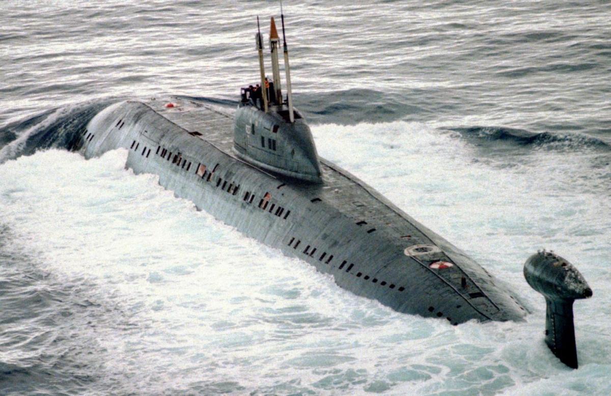 A Nuclear Submarine.