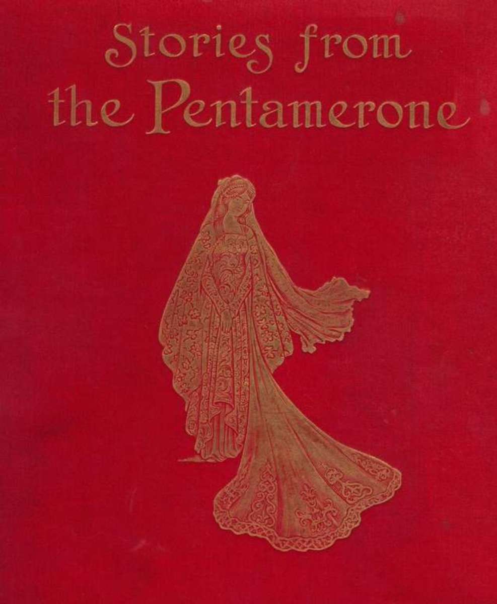 The cover of "Pentamerone" published at the end of the 19th century