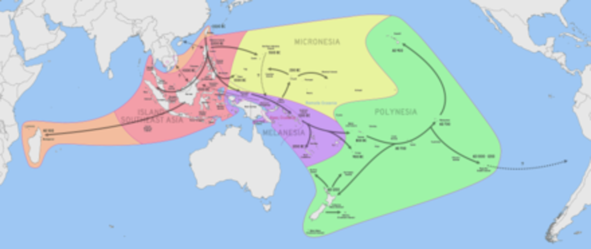 Migration of Austronesian peoples and their languages.