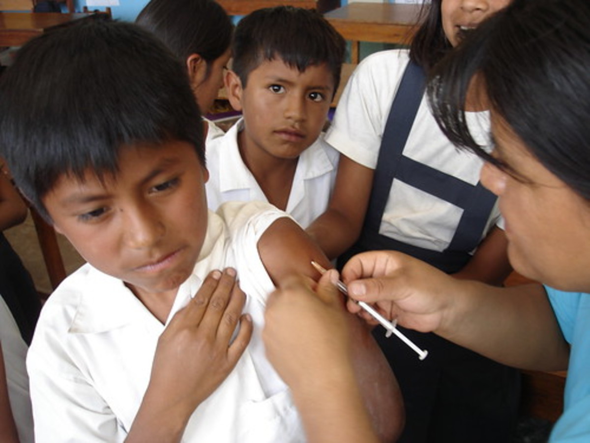 Vaccination campaigns often include schools, since children can be most at-risk for illness if not immunized.