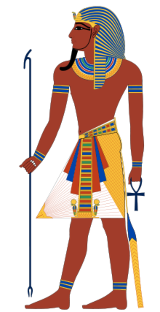 Pharaoh, the ultimate power of Egypt.