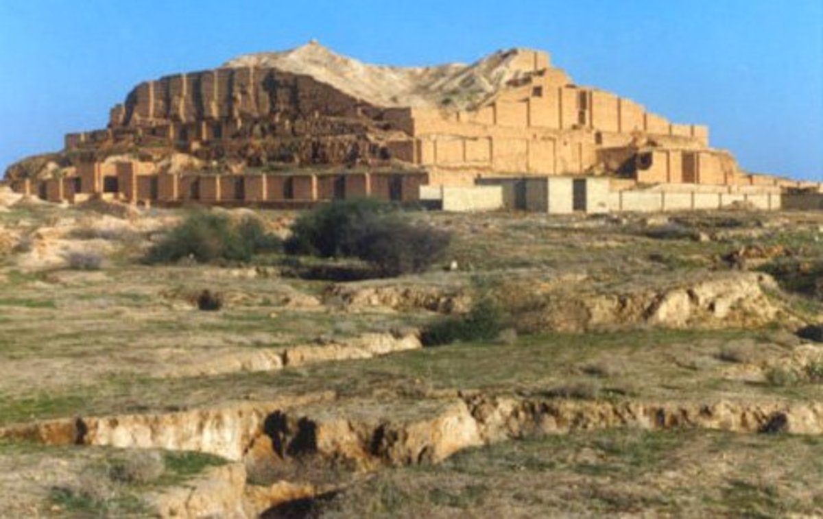 Chogha Zanbil, one of the best preserved ziggurats