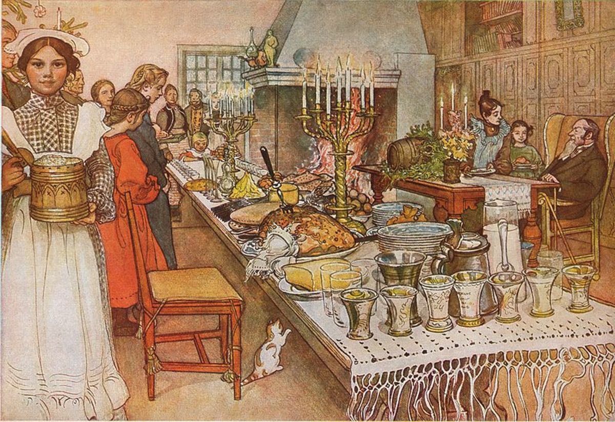 Christmas Eve by Carl Larsson, 1904. Image courtesy of Wiki Commons 