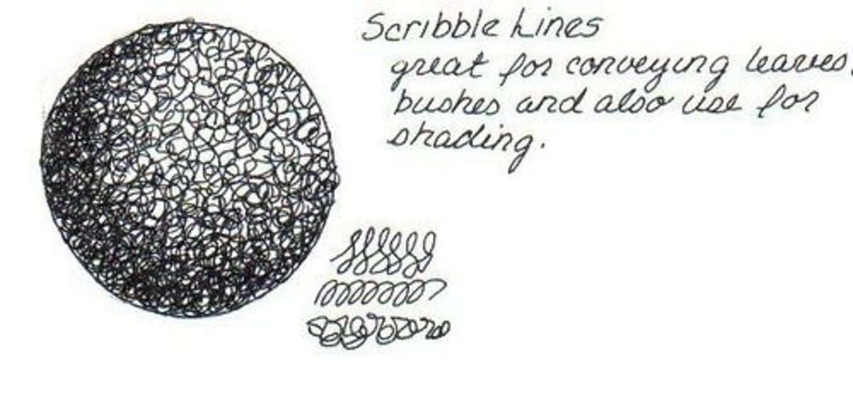 Making scribble art can help students learn to keep their pen on the page.