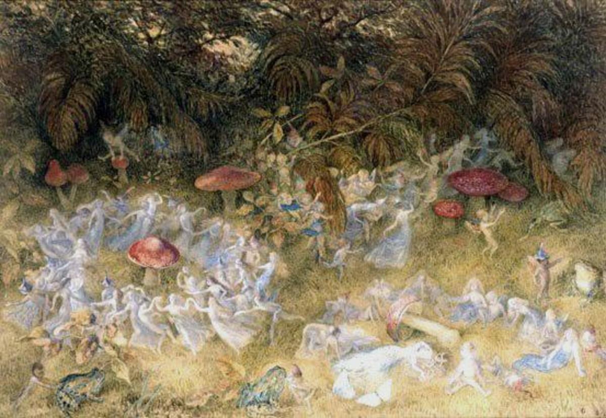 Fairy Rings and Toadstools by Richard Doyle, 1875