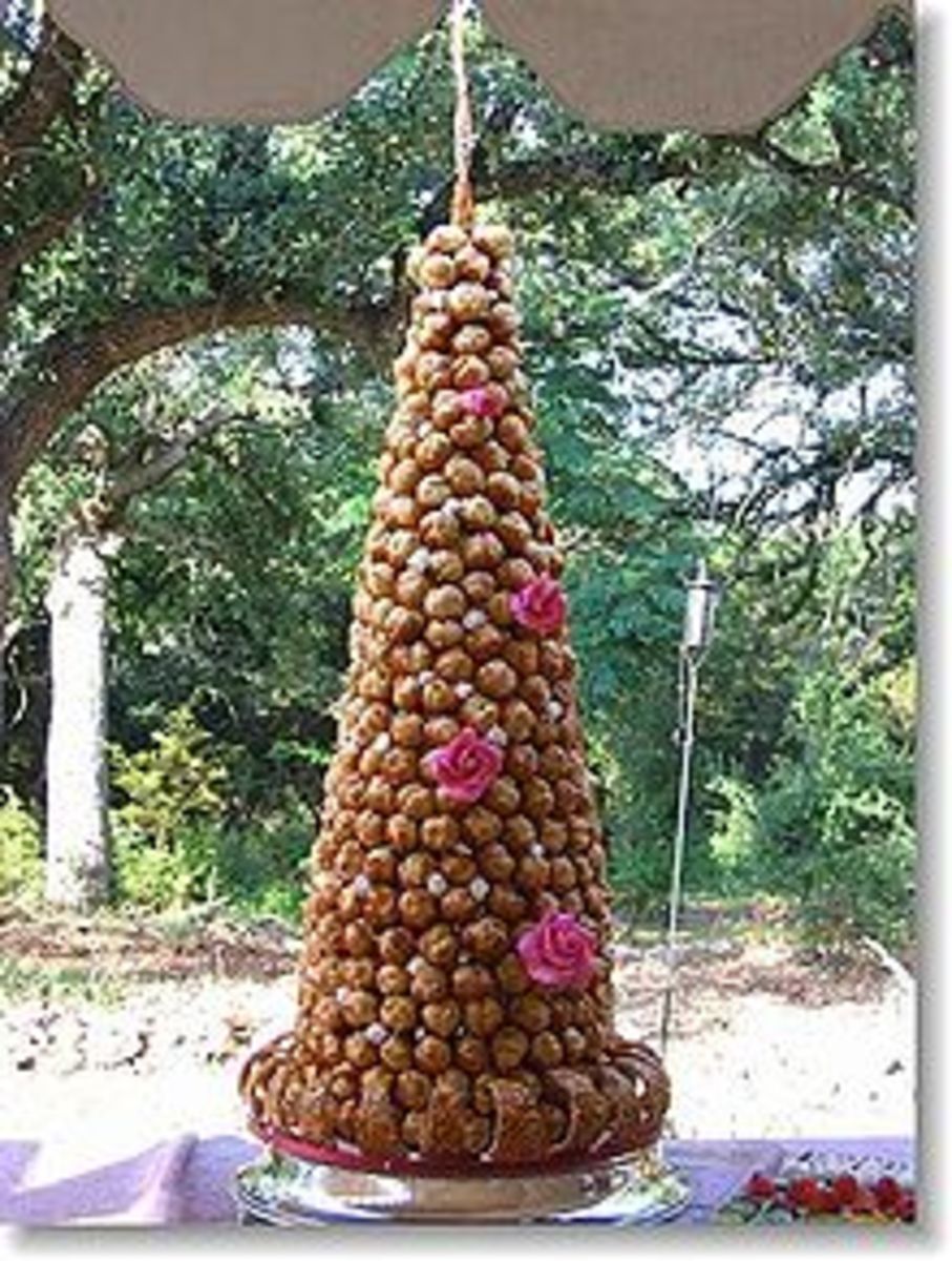 The Croquembouche is the Traditional French Wedding Dessert
