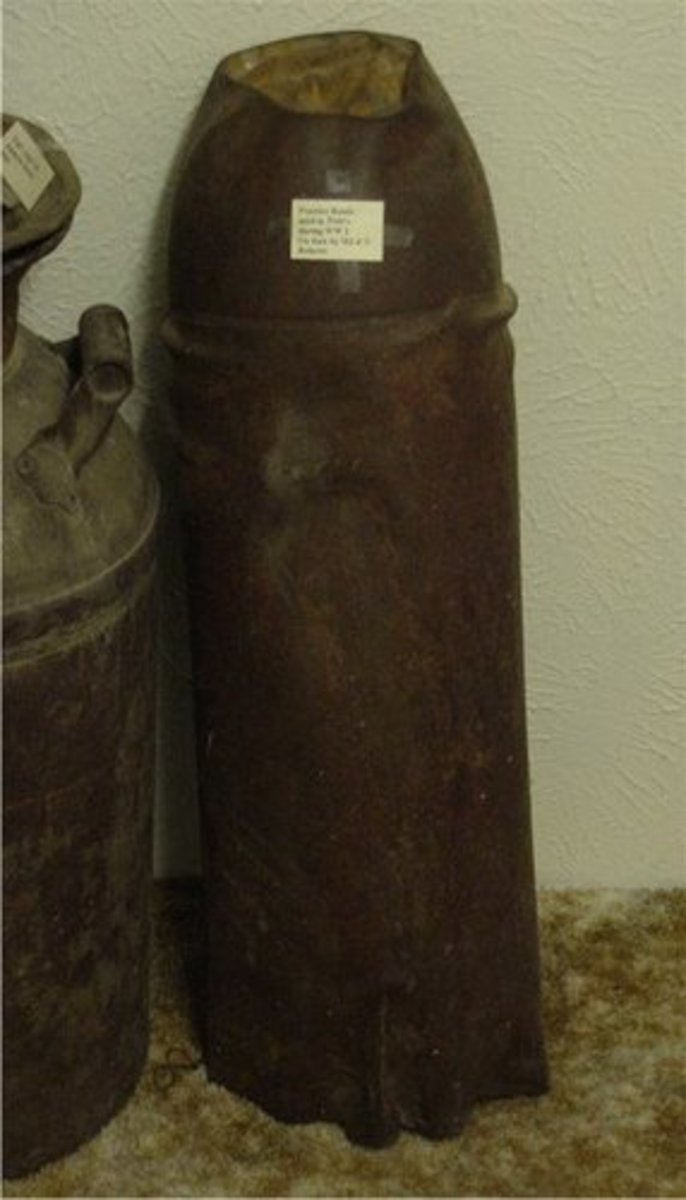This is a practice bomb such as the ones dropped on Boise City during WW II military training