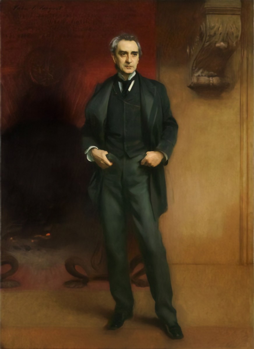 Portrait of Edwin Booth by John Singer Sargent, 1890.