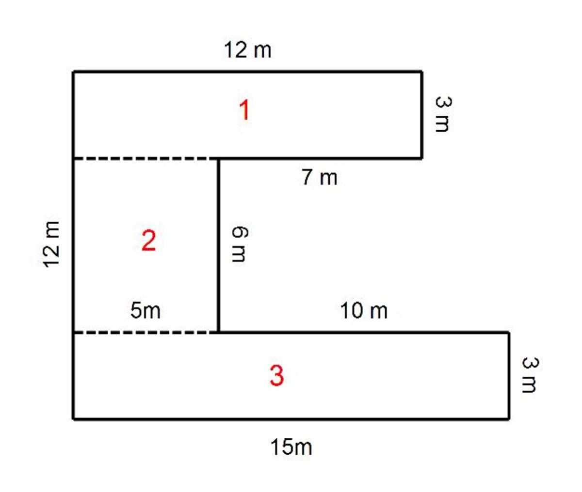 Compound C Shapes: How to Calculate the Perimeter and Area of a C