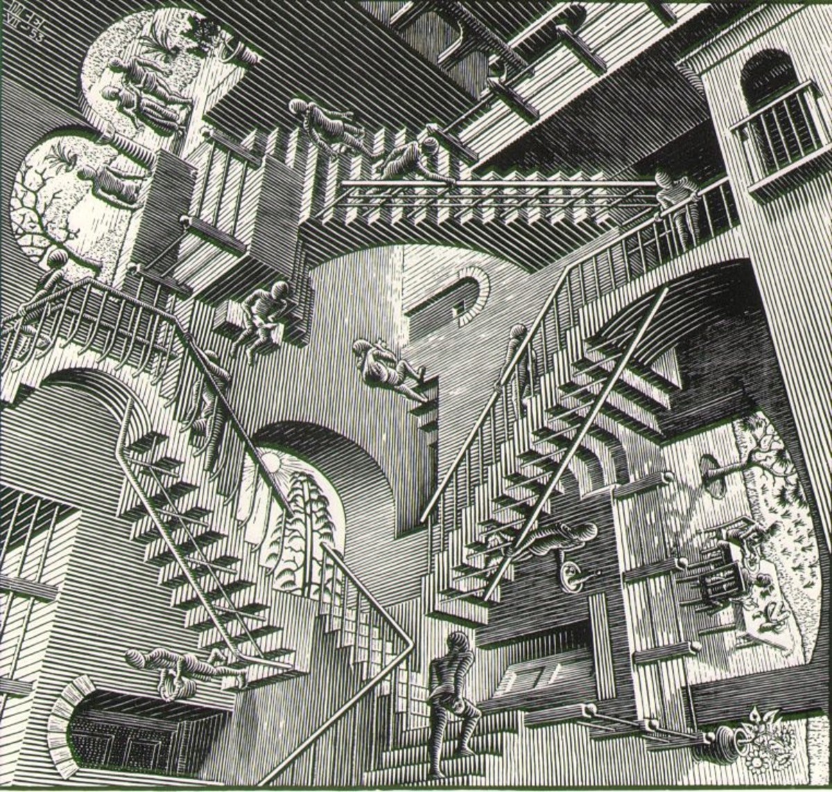 Escher: "Relativity"