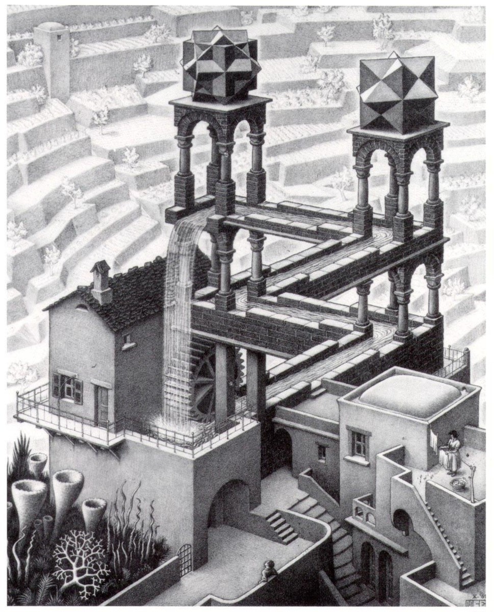 Escher: "Waterfall"