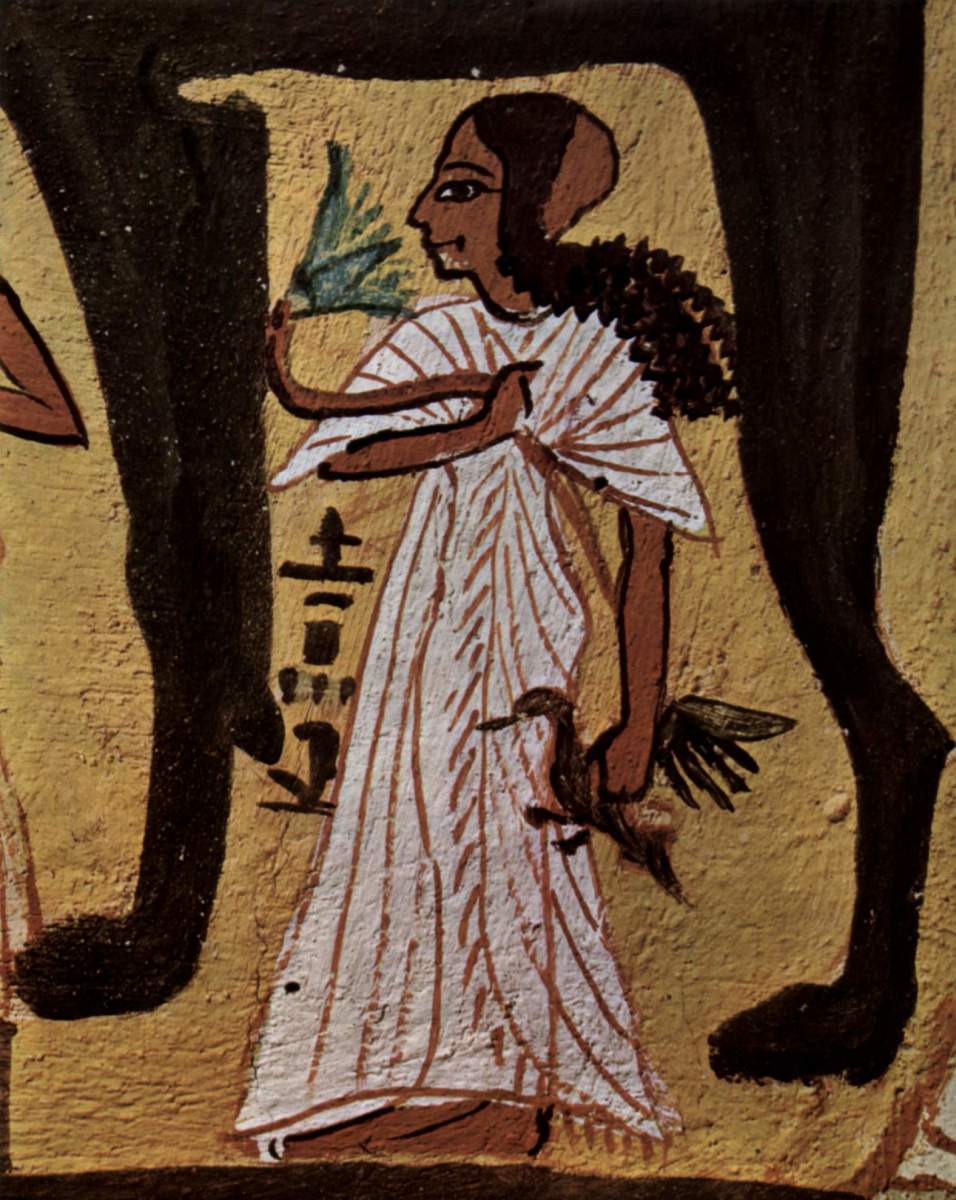 The dresses worn by Ancient Egyptian women were often pleated, and usually covered either one shoulder or both. 