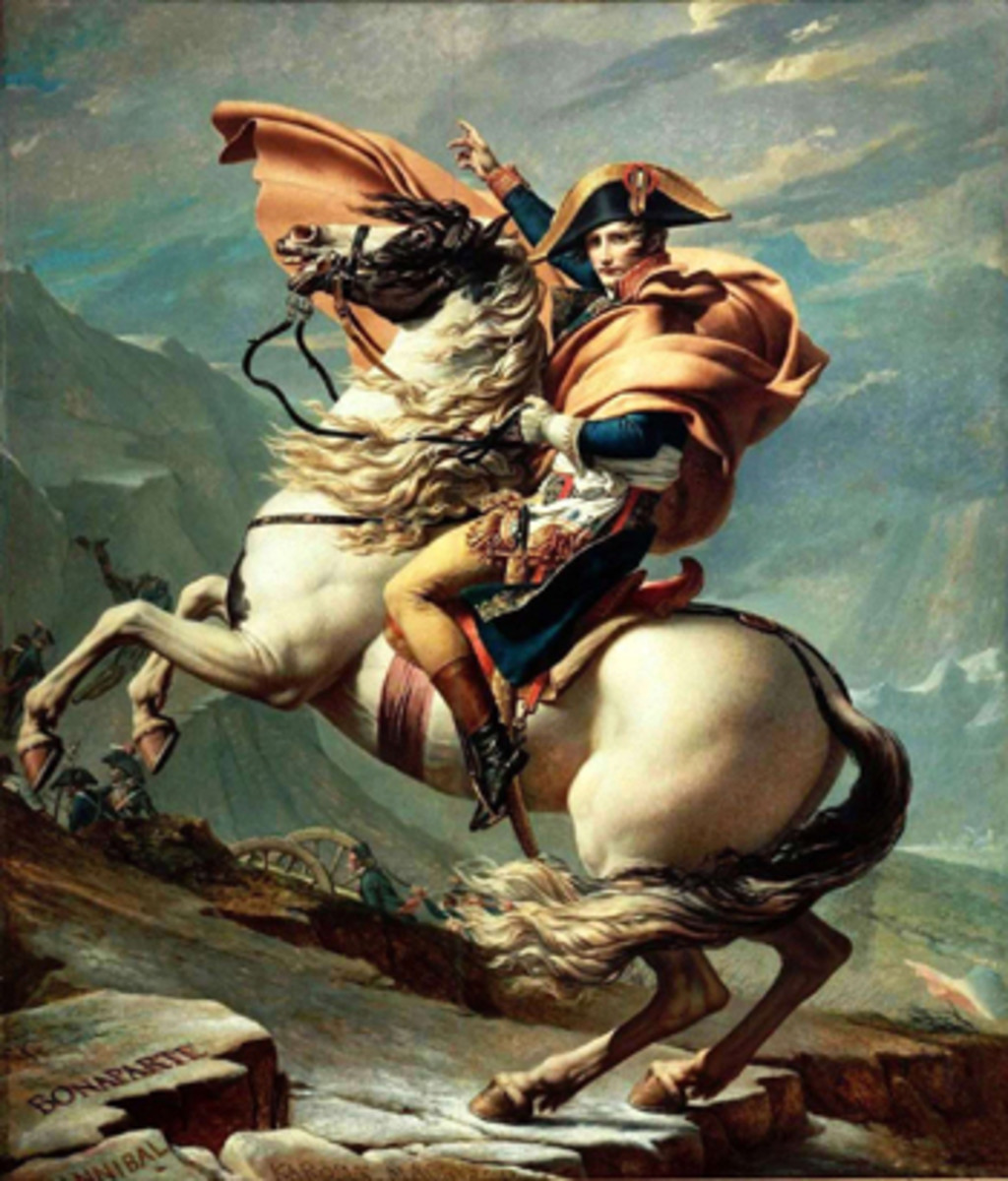 Famous painting of Napoleon