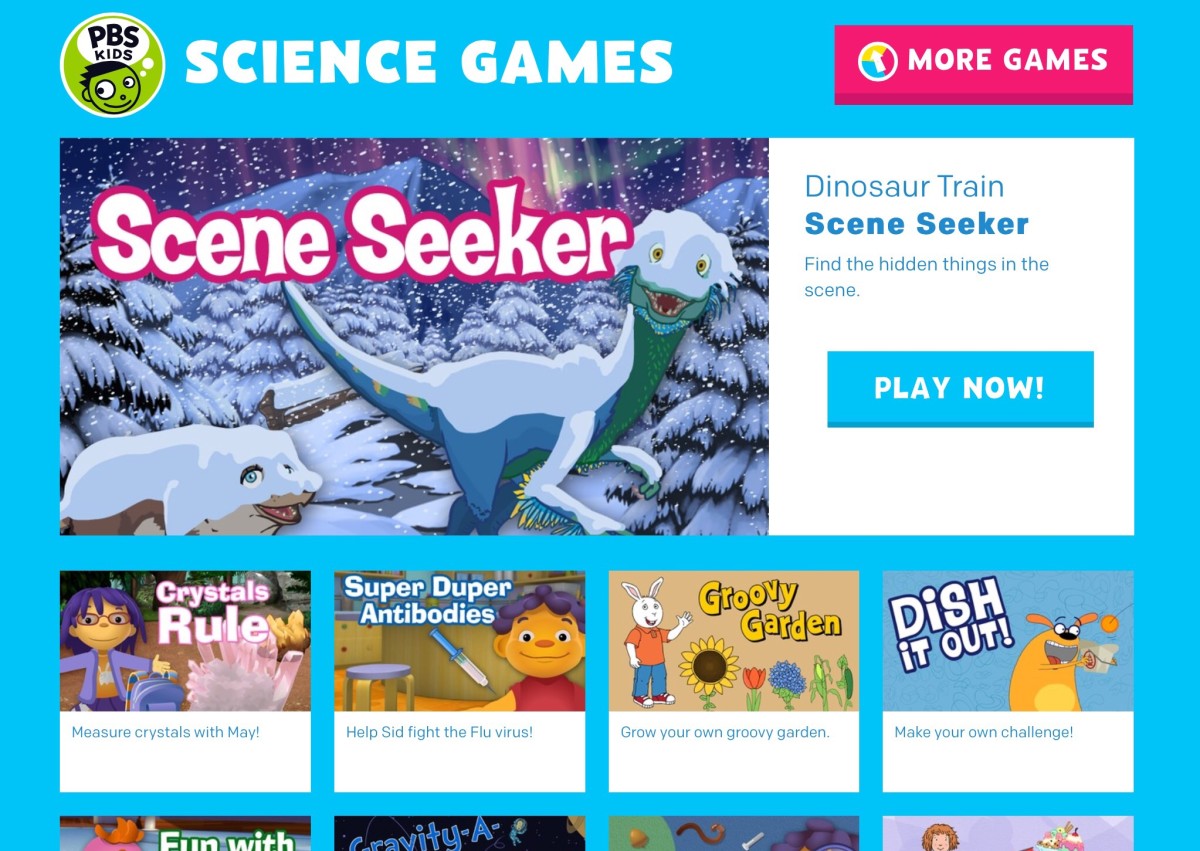 PBS Kids Science Games screenshot 