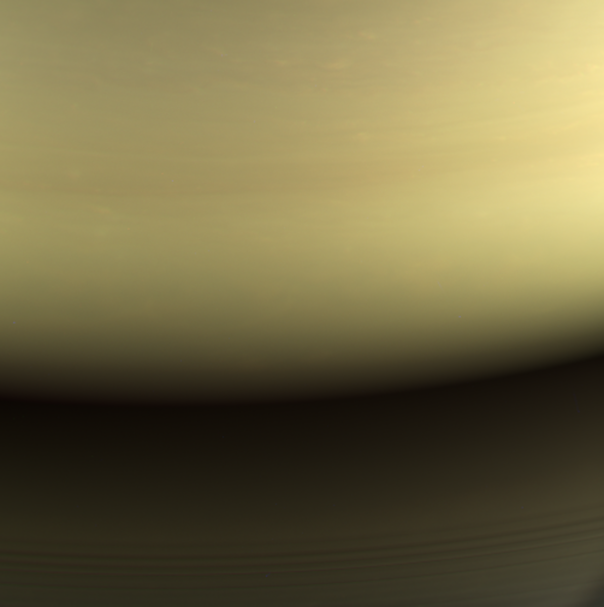 The final image from Cassini.