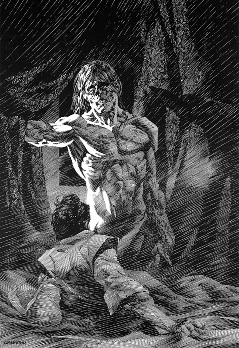 who is the real monster in frankenstein