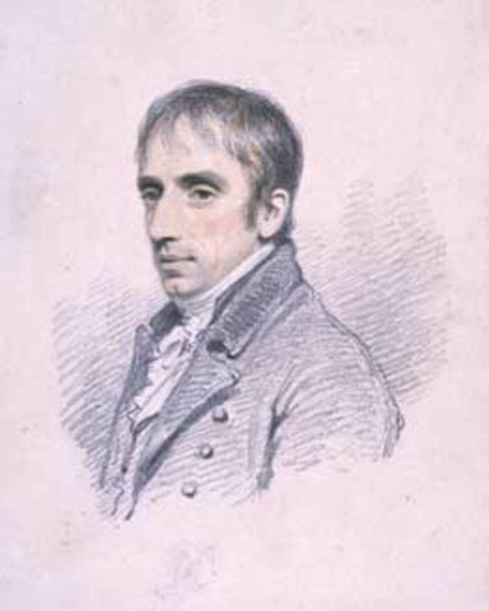 William Wordsworth sketched by Henry Eldridge.